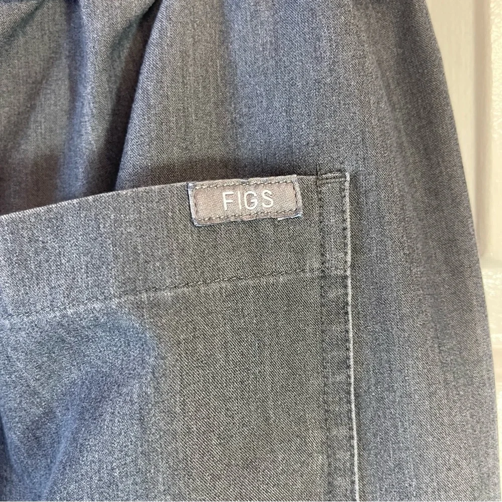 Mens FIGS charcoal gray technical collection‎ scrub pants O5